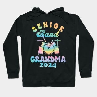 senior Band Grandma 2024 Funny grandma Hoodie